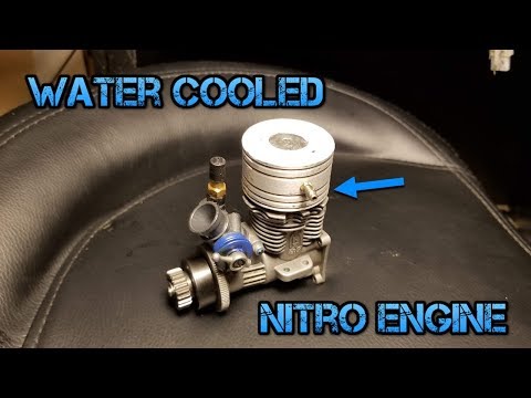 Machined Water Cooled (Traxxas 2.5) Nitro Engine  - Custom Engine Head