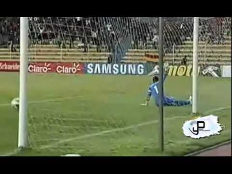 Gol de Pablo Escobar - Bolivia 3 vs 0 Paraguay - Eliminatorias Brasil 2014 - 9/junio/2012.