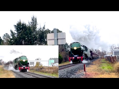 Australian Steam Trains - 3801 at Bathurst