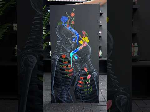 The Art of Pouring Acrylic #shorts #art #painting