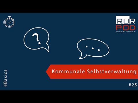 RURPOD #Basics 25 - Kommunale Selbstverwaltung
