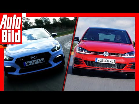 Comparison: VW Golf GTI TCR vs. Hyundai i30 N Performance (2019) Test - hothatch