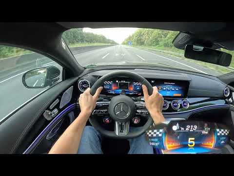 AMG GT 63 S 2025 POV – Brutal Acceleration & TOP SPEED Autobahn