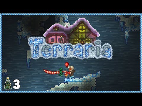 Terraria 1.3.5 Christmas Let's Play - Day 3 (Christmas Yoyo!!)