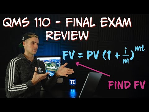 QMS 110 (TMU) Toronto Metropolitan University - Time Value