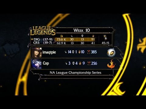 Recap: DIG vs CRS - LCS 2013 NA Spring W10D2