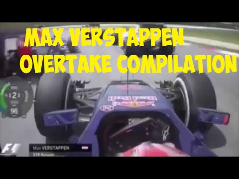 Max Verstappen Overtake Compilation
