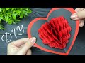 DIY Valentine's Day 3D Pop Up Card - Heart POP UP CARD