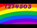 Numbers 1 To 2000000 Colorful Rainbow Edition