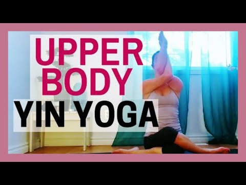 30 min Yin Yoga for Beginners - Yin for Neck, Shoulder & Upper Back Tension Relief