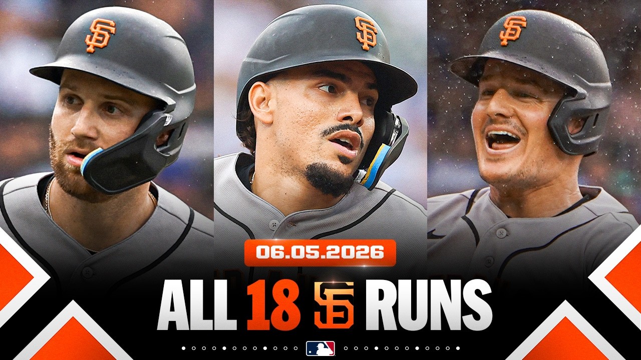 Matt Chapman, Willy Adames and Casey Schmitt ALL homer TWICE as Giants explode for 18 runs! 🤯