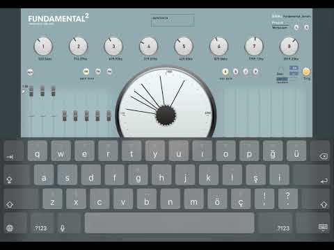 Morse code modulator on Fundamental2 iOS.