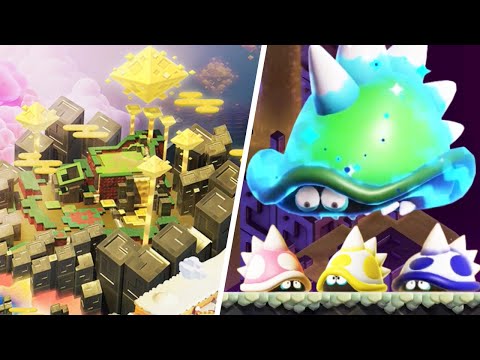 Super Mario Bros. Wonder - World 3: Shining Falls - No Damage 100% Walkthrough