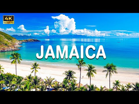 4K FLYING OVER JAMAICA - Relaxing Music Along With Beautiful Nature Videos - 4K Video HD