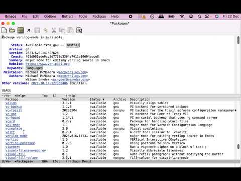 explore emacs packages
