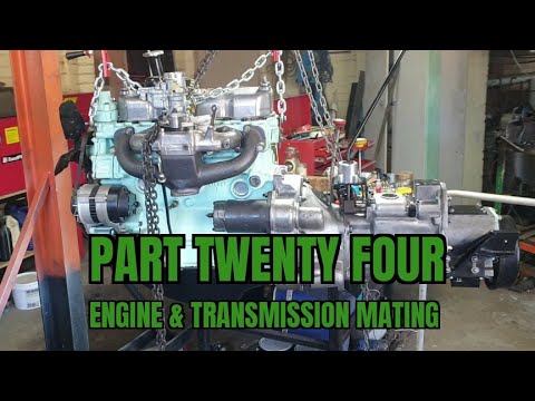 1975 Series 3 Land Rover Restoration (Engine & Transmission Mating) - Part 24