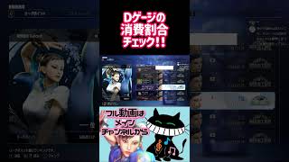 ドライブゲージの消費割合チェック！ #ゲーム実況 #スト6 #春麗 #ストリートファイター6