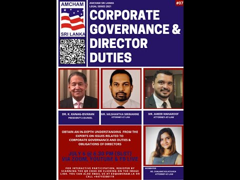 AmCham SL Legal Review #07: Corporate Governance & Director Duties