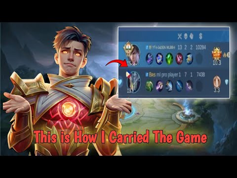 Team FEED Hard... I CARRIED Harder 💀 | Gusion 11 Skin Gameplay 
