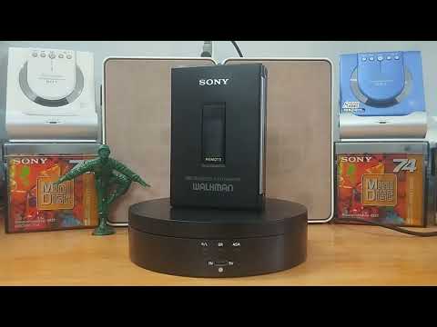 Sony WM 607 1989 - Sony Walkman Cassette player WM 607 black working image 9