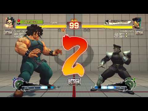 Ultra Street Fighter IV battle: Silver_Rocks(Hugo) vs Sherllock85 (M. Bison)