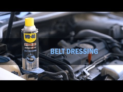 How to use WD-40 Specialist Automotive Belt Dressing