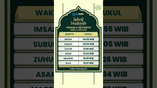 Jadwal Salat dan Imsakiyah Padang dan Sekitarnya, Hari Sabtu 1 April 2023