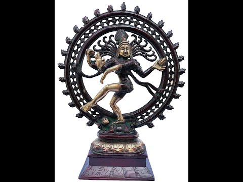 Nirmala Handicrafts Brass Nataraja Lord Shiva Statue Antique Plain Work Indian God Idol Sculpture