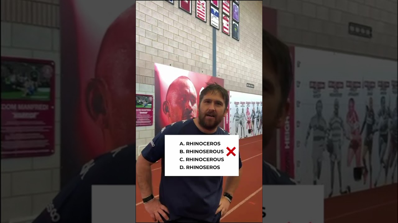 ๐ฆ Can the Lads Identify the Right Spelling of Rhinoceros? ๐