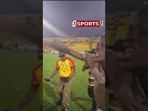Ghana 0-1 Angola: Shocking scenes at Baba Yara Stadium as fans invade pitch over lost bet