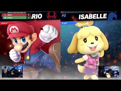 PURE Smash #42 Winners Semis - Skarm (Mario) vs. B-Rice (Isabelle)