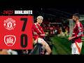 GOALS GALORE AT OLD TRAFFORD Man Utd 7 0 Barnsley