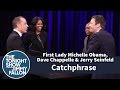 Catchphrase with First Lady Michelle Obama, Dave Chappelle and Jerry Seinfeld