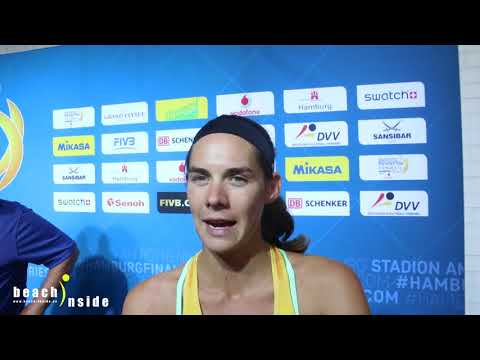 Stimmung und Stimmen von Kira Walkenhorst bei #Hamburgfinals mit Laura Ludwig