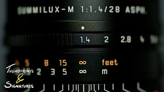 Video thumbnail for Thumbprints & Signatures: Leica 28mm f1.4 Summilux ASPH by Camera West TV