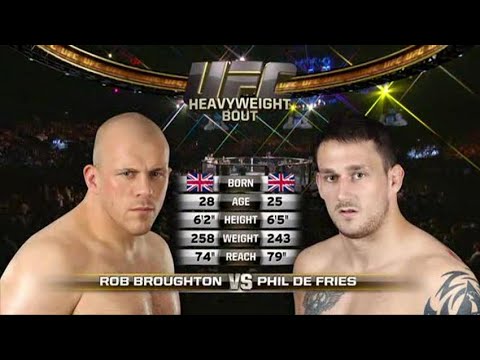 Rob Broughton vs Philip De Fries full fight