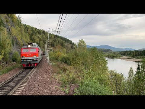 Freight and others trains of Russia on the Trans-Siberian Railway