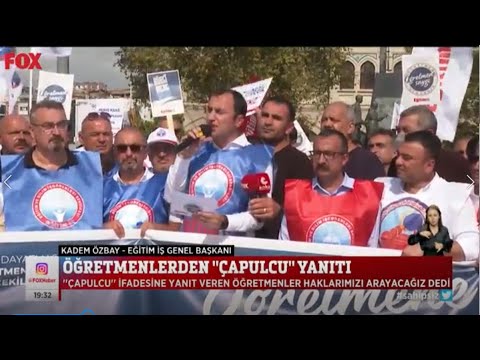 Basında Öğretmene Saygı Eylemlerimiz- Fox Tv Ana Haber-03.09.2022 | EĞİTİM İŞ