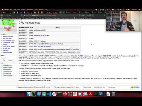 C++ NES Emulator: Investigating The Memory Map