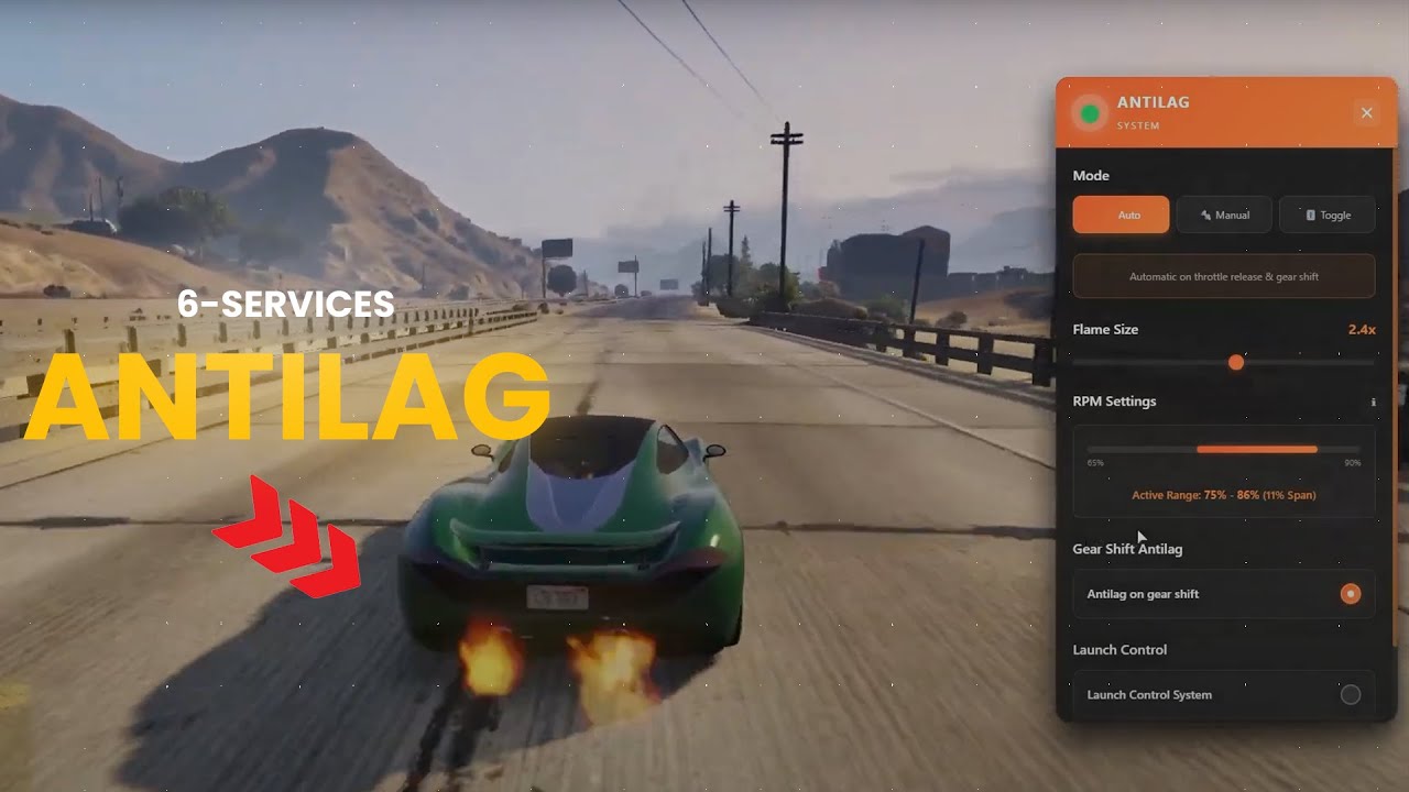 [ESX | QB] Antilag V2 – Realistic Flames, Pops & Bangs thumbnail 2