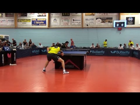 French League 2016/17 - Antoine Hachard Vs Chen Chien An - (Private Recording)