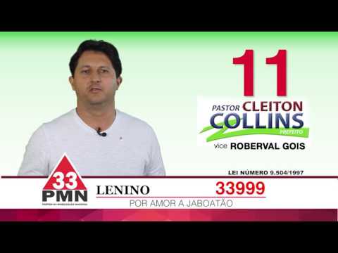LENINO 33999 - JABOATÃO DOS GUARARAPES - FRENTE POR AMOR A JABOATÃO -