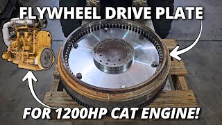 Download lagu Machining a Flywheel Drive Plate for a 1200HP CAT Engine! mp3
