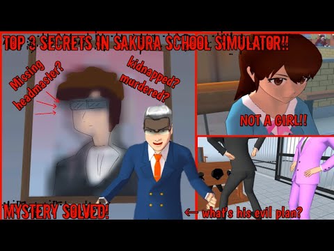 Top 3 Secret/Mystery in Sakura School Simulator🌸