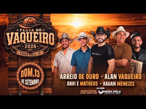Festa do Vaqueiro de Pedra Mole 2026 - Programação do domingo, 13 de setembro