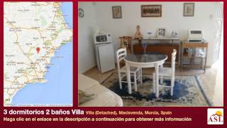 preview picture of video '3 dormitorios 2 baños Villa se Vende en Villa (Detached), Macisvenda, Murcia, Spain'