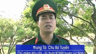 preview picture of video 'Ban chi huy Quan Su huyen Luc Nam - xay dung don vi chinh quy'