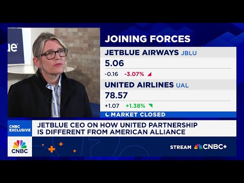JetBlue CEO Joanna Geraghty on United partnership