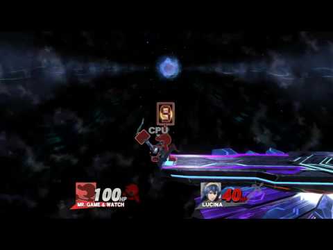 Mr. Game & Watch is easy. (SSB4)