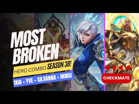 BEST HERO COMBO 🔥 Ixia + Yve + Silvanna + Minsitthar I MLBB Guide